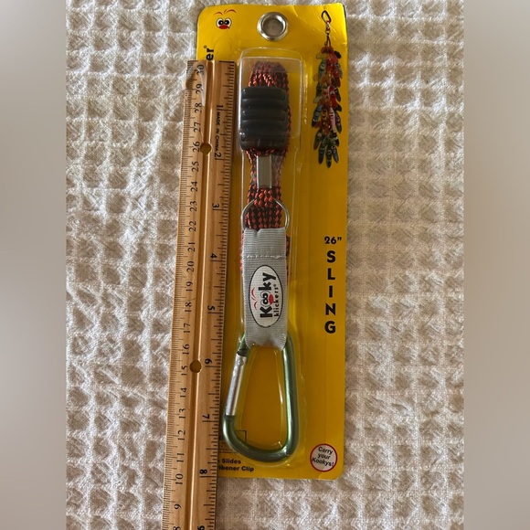 Kooky Klicker 26" Pen Sling Strap Buckle Clip Pack Chain Adjustable Slide - Picture 2 of 4